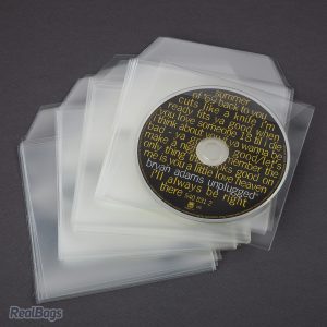 Buste in polipropilene trasparente lucido per CD/DVD 80my micron