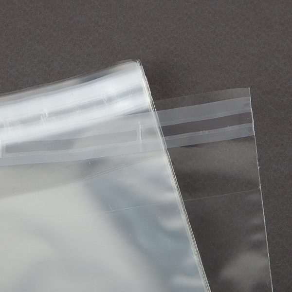 Buste per CD/DVD con custodia in polipropilene trasparente lucide senza aletta 38my micron