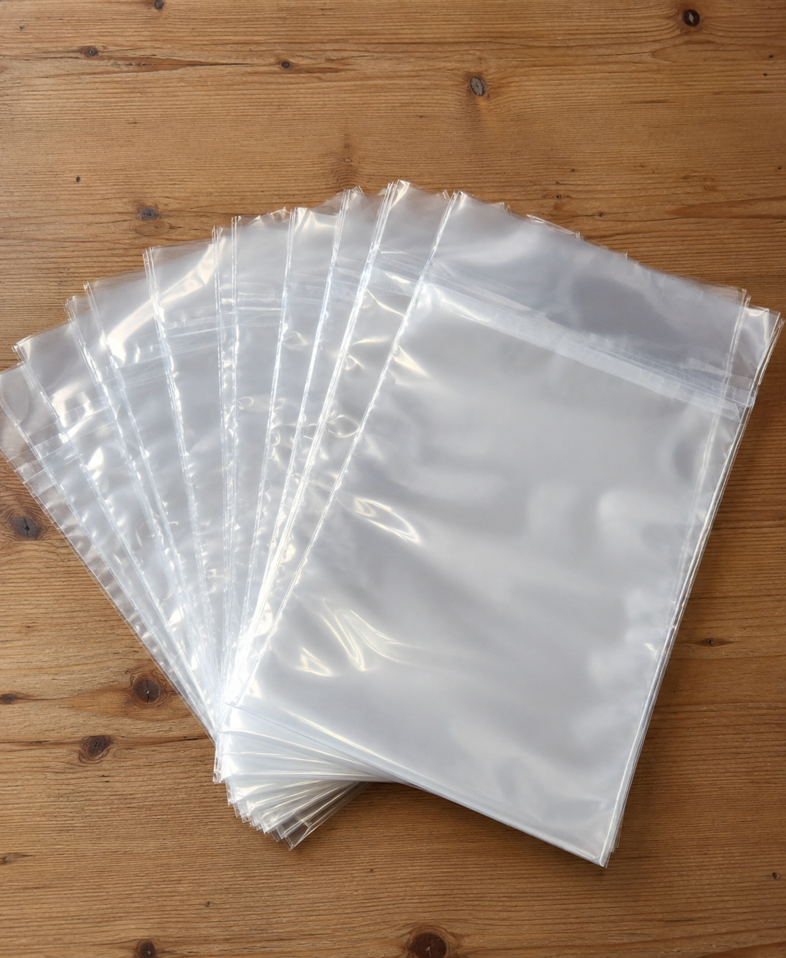 100 Buste per fumetti COMICS TP7 in PPL 60 micron cm 19,1x28,3+4,5 con adesivo - immagine 3